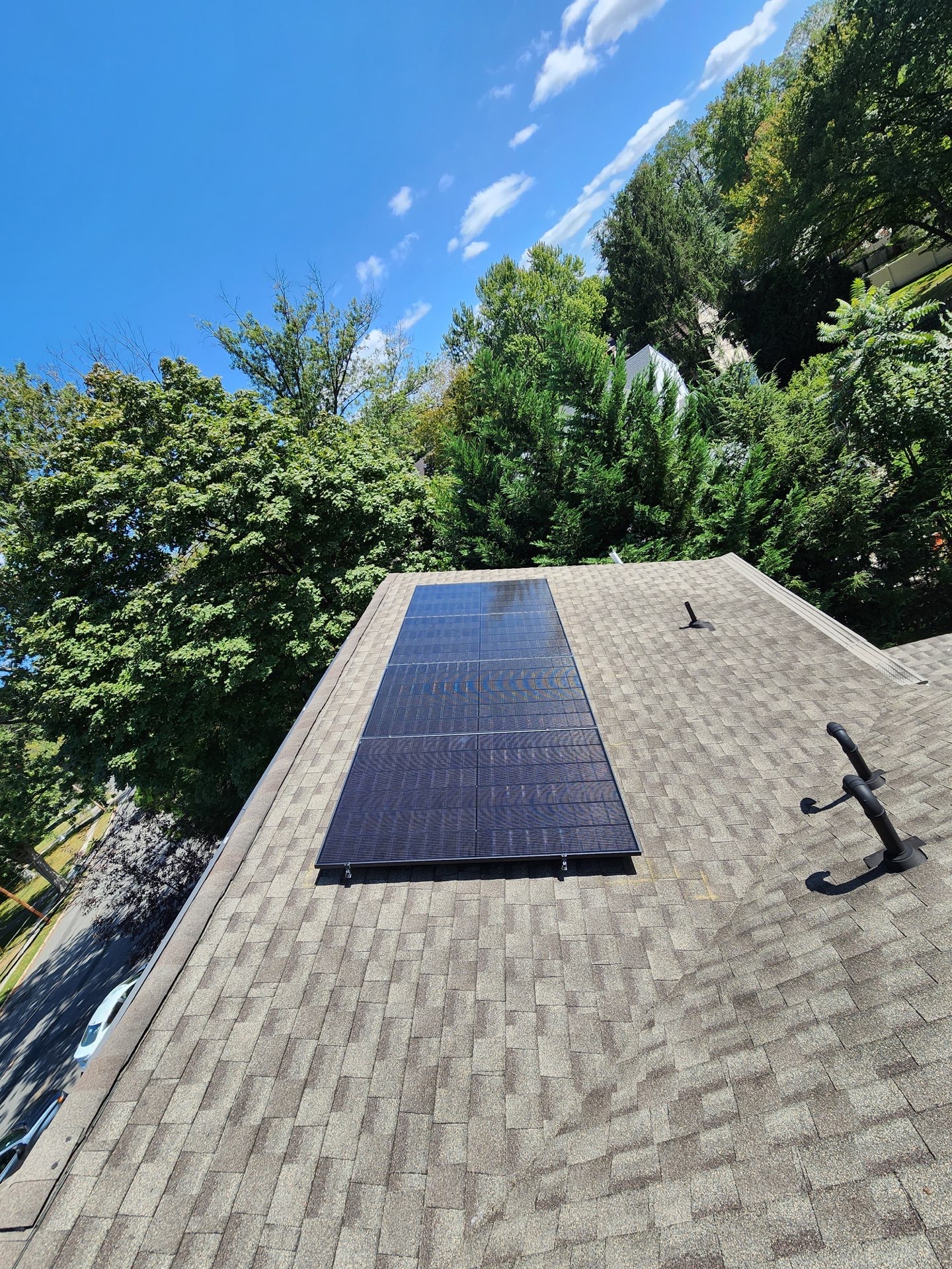 solar panels on a cherry hill new jersey south jersey roof