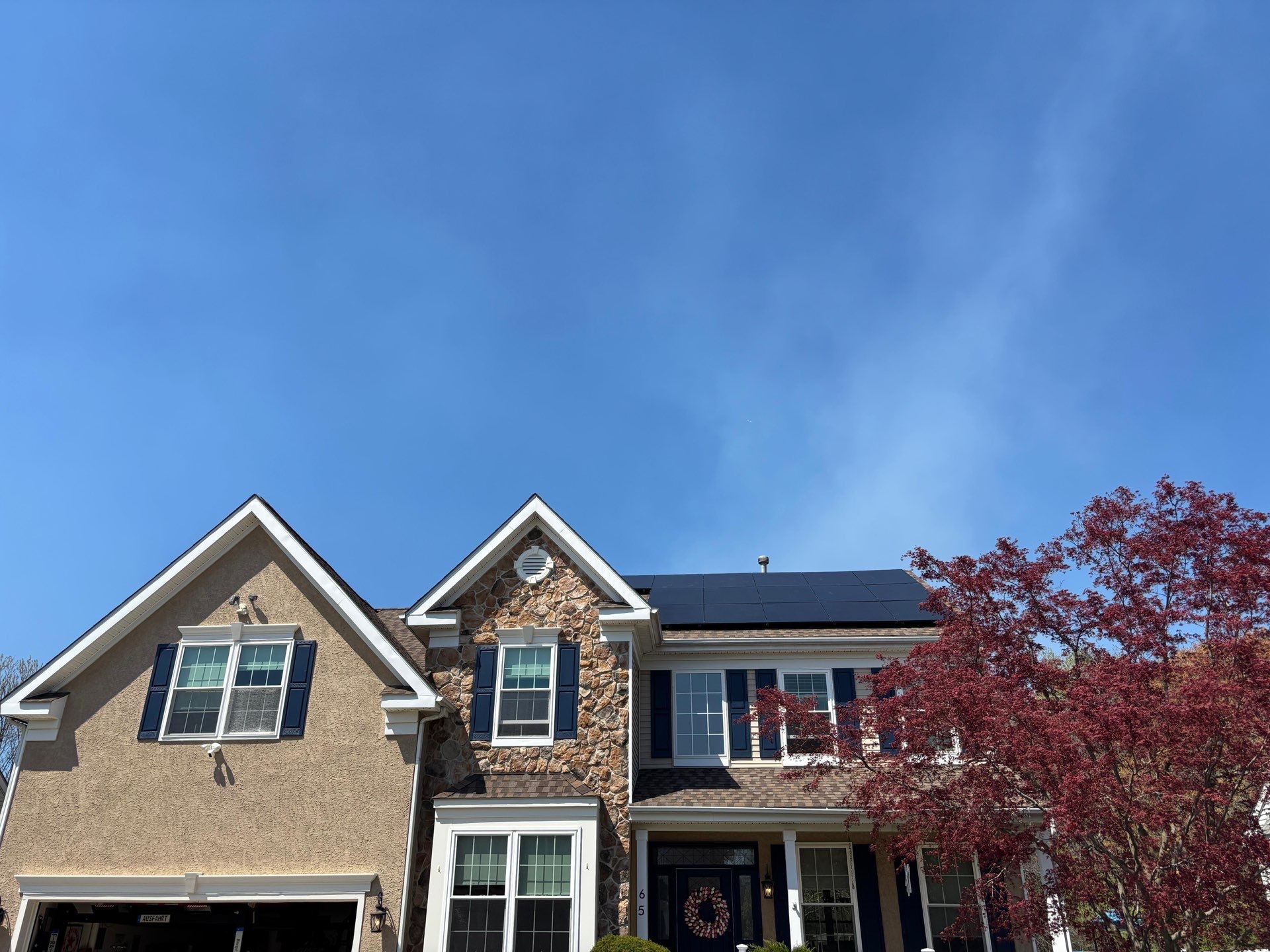 solar panels on NJ roof