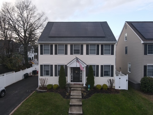 solar panels on NJ roof