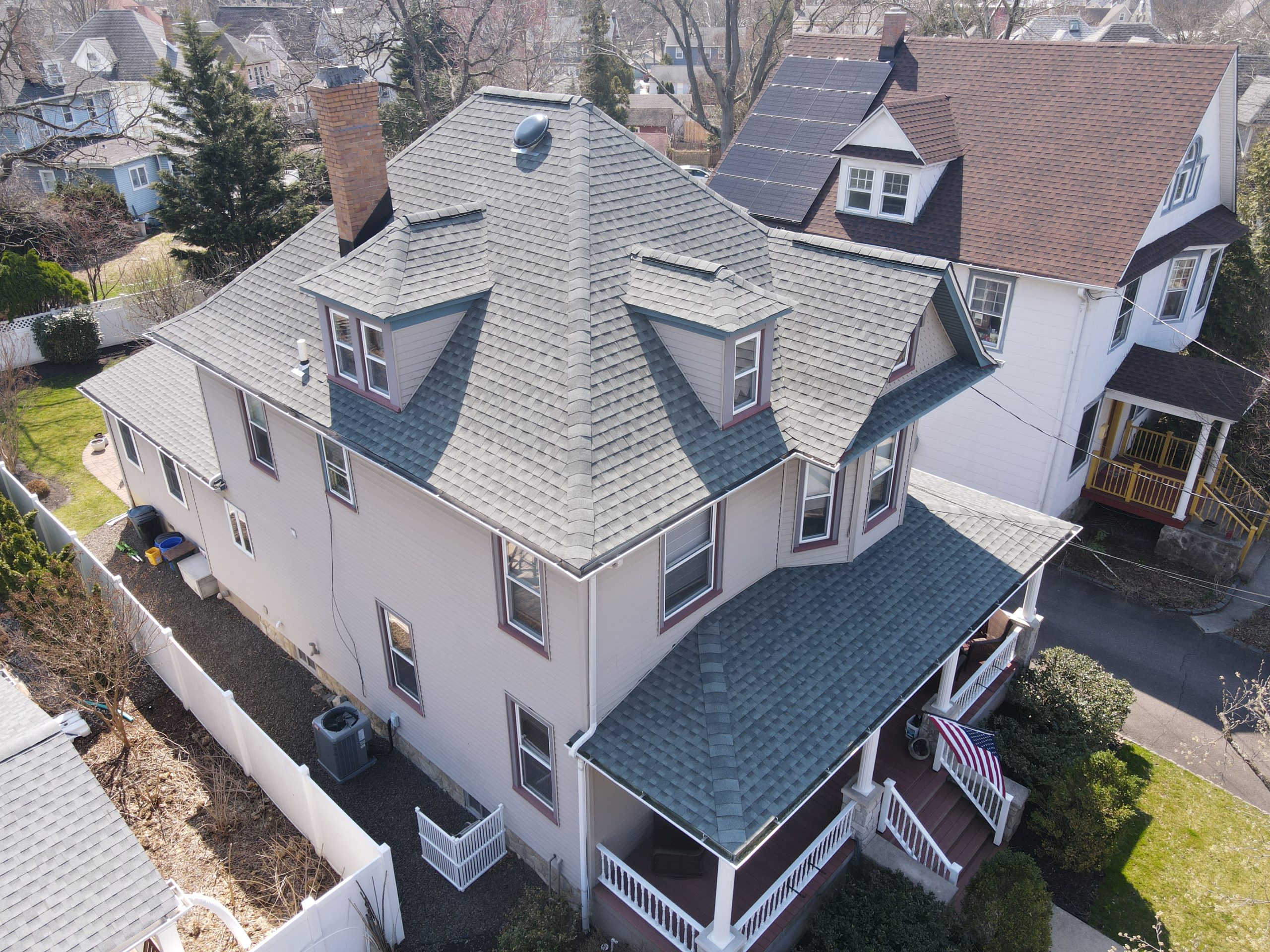 New Jersey Roof Replacement gray GAF shingles