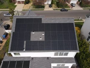 Solar panels on New Jersey roof